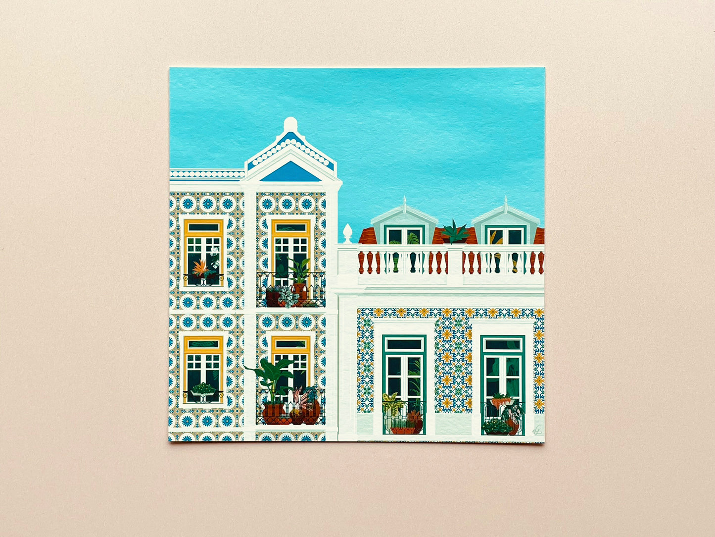 Lisbon Postcards (Square)