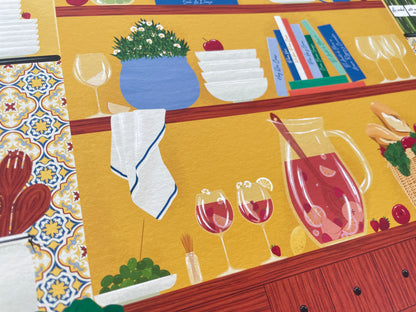 Spanish Kitchen Art Print