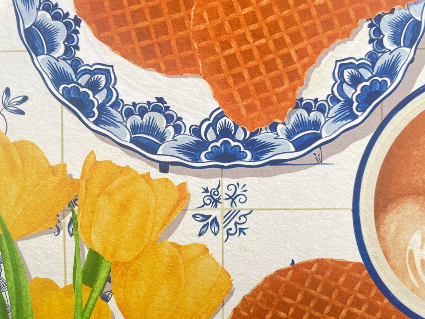 Stroopwafels & Coffee Art Print
