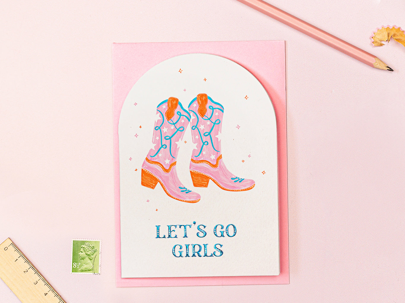 Let's Go Girls Greeting Card