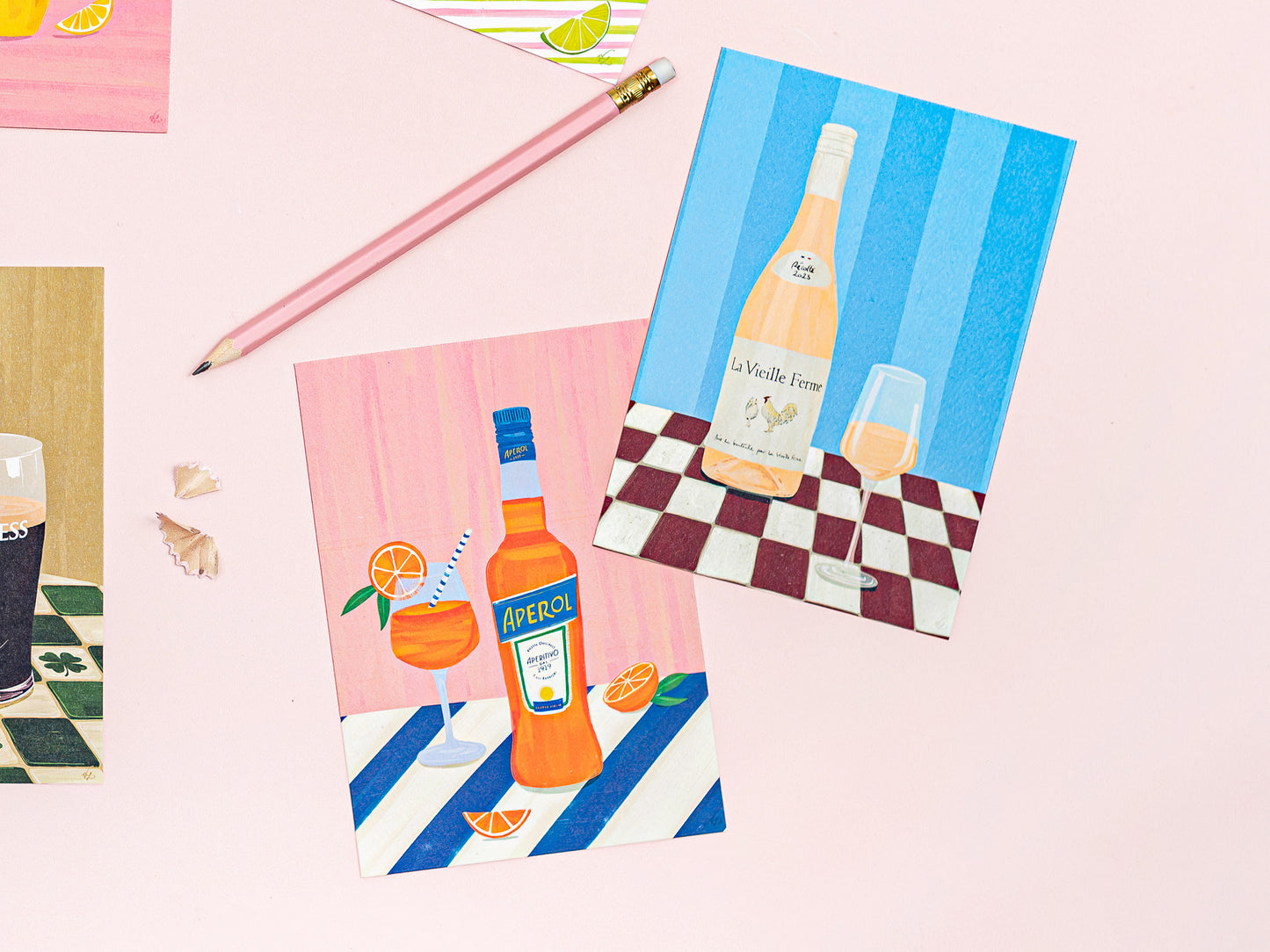 Drinks & Cocktails Postcards (A6)