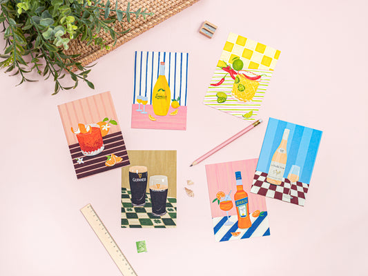 Drinks & Cocktails Postcards (A6)