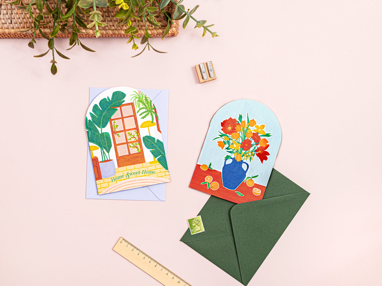 Citrus and Flowers Any Occasion Greeting Card