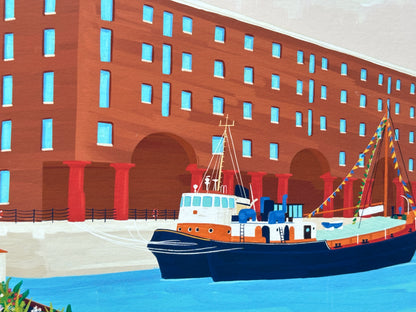 Royal Albert Dock Liverpool Art Print