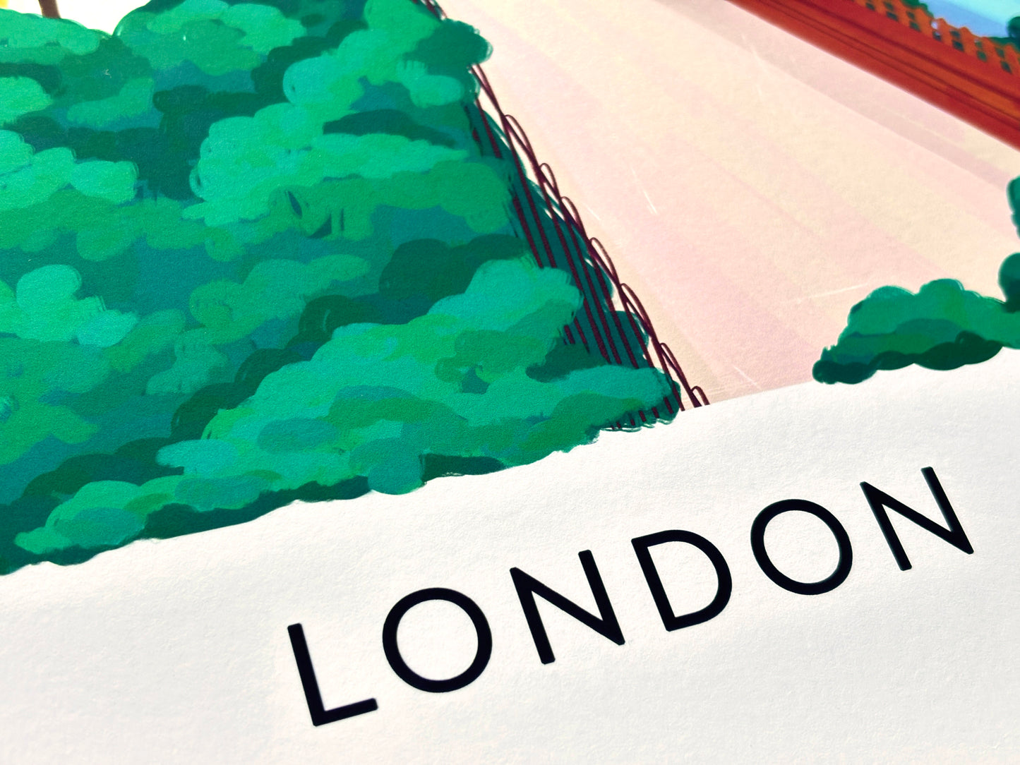 Battersea Park London Art Print