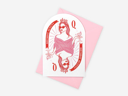 Birthday Queen Greeting Card