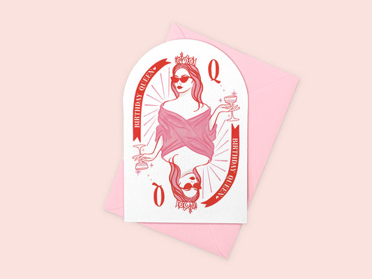 Birthday Queen Greeting Card