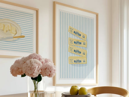 Butter Sticks Art Print