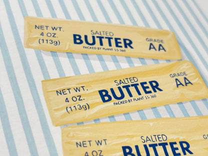 Butter Sticks Art Print