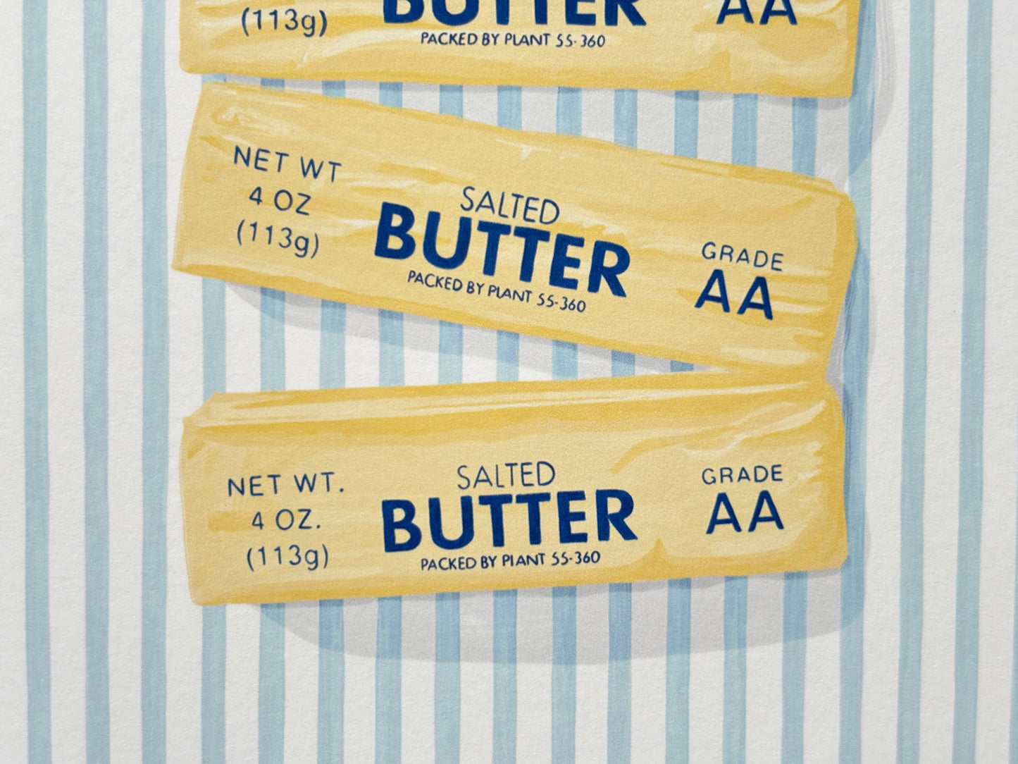 Butter Sticks Art Print