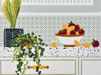 London Kitchen Art Print