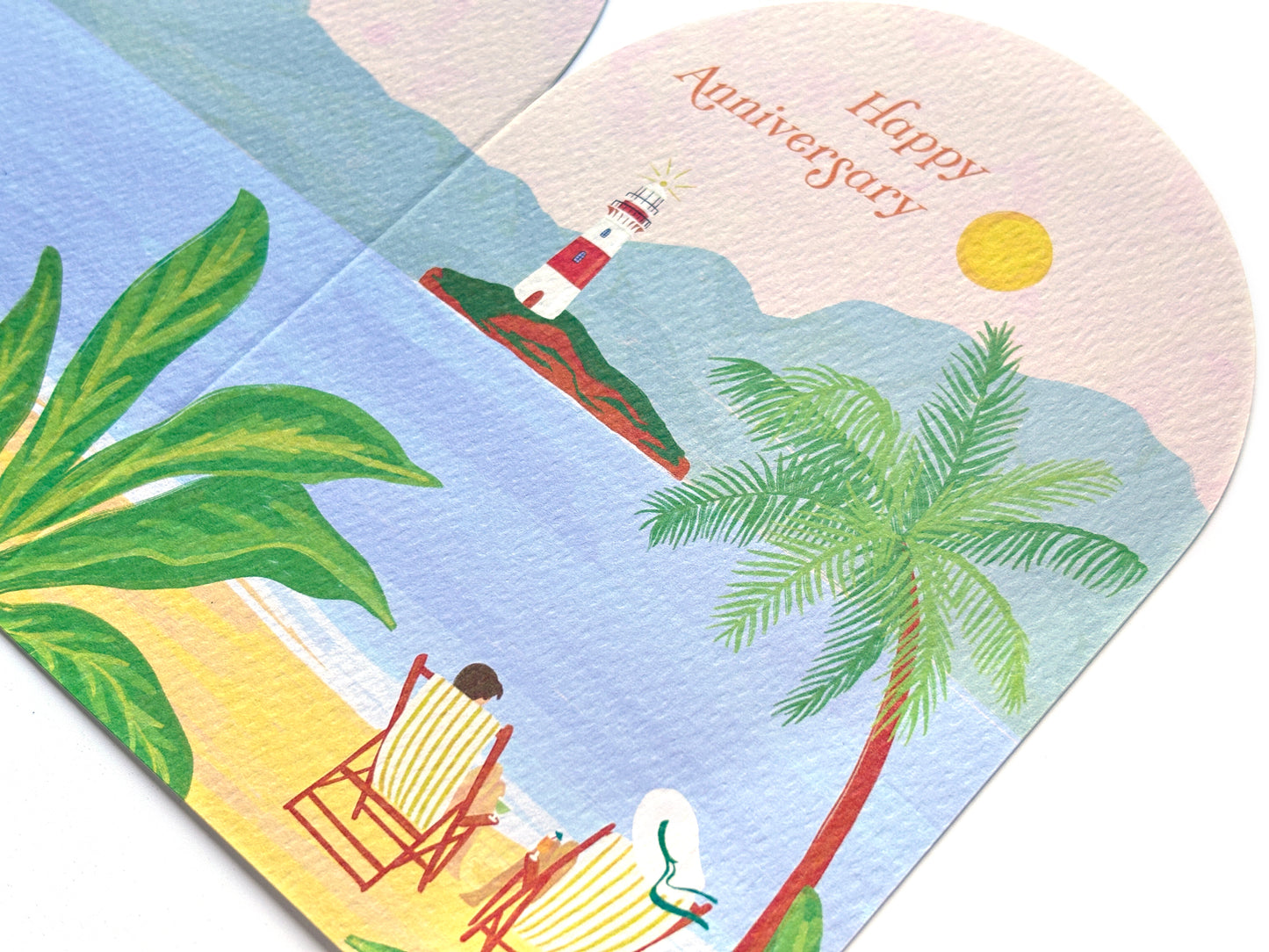 Tropical Anniversary Greeting Card
