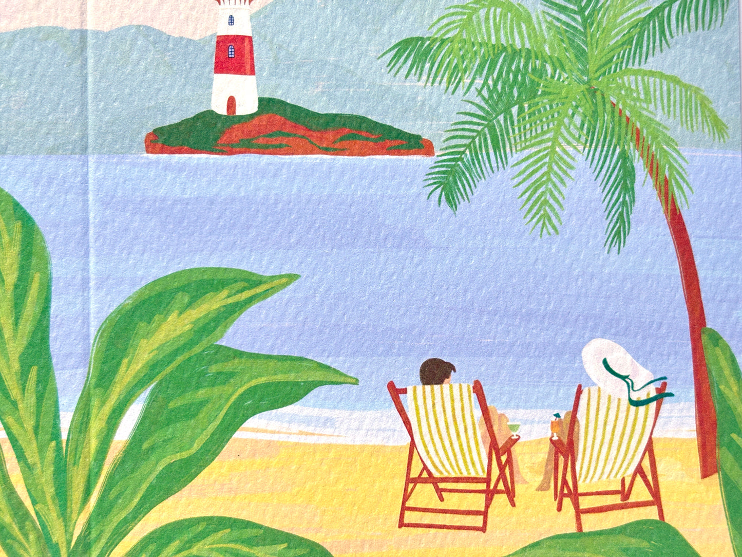 Tropical Anniversary Greeting Card