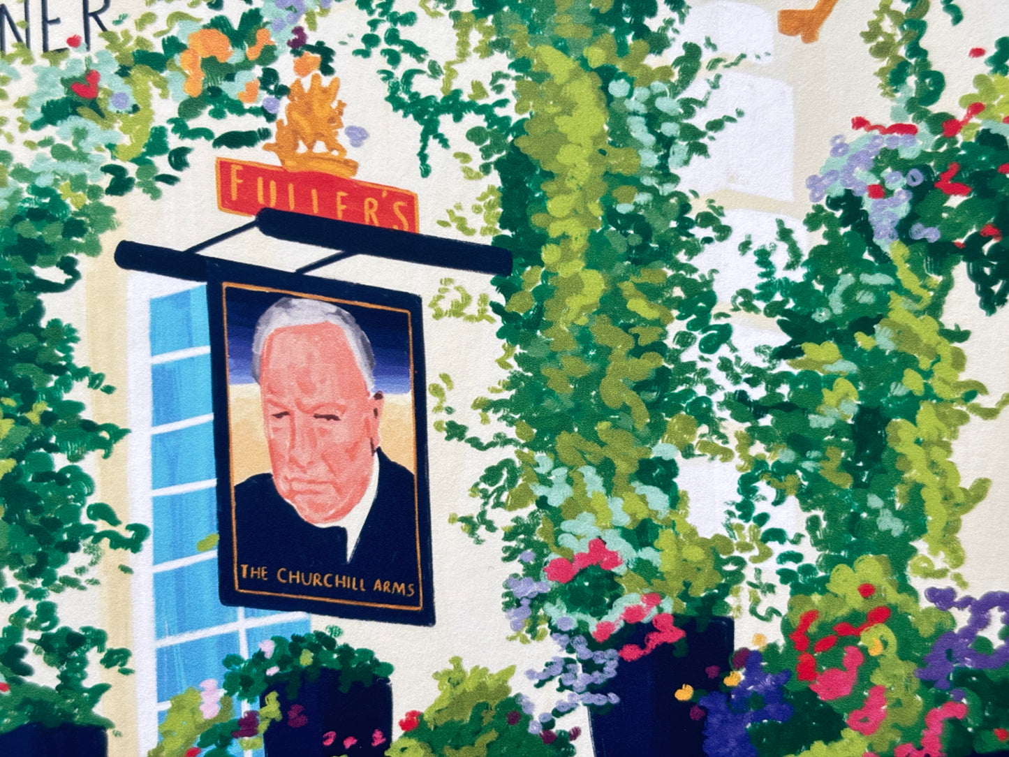 Kensington The Churchill Arms Art Print