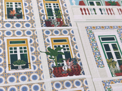 Lisbon Balconies Art Print