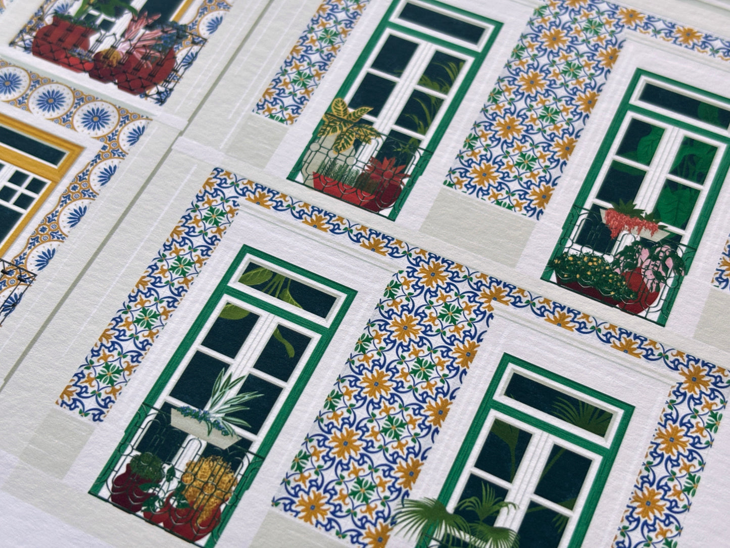 Lisbon Balconies Art Print