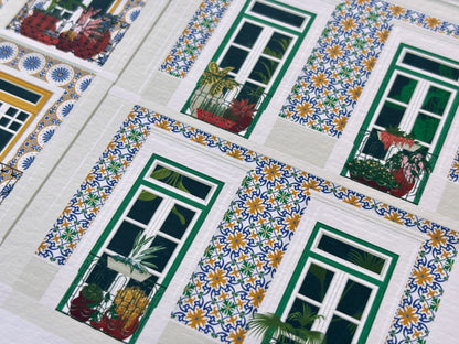Lisbon Balconies Art Print