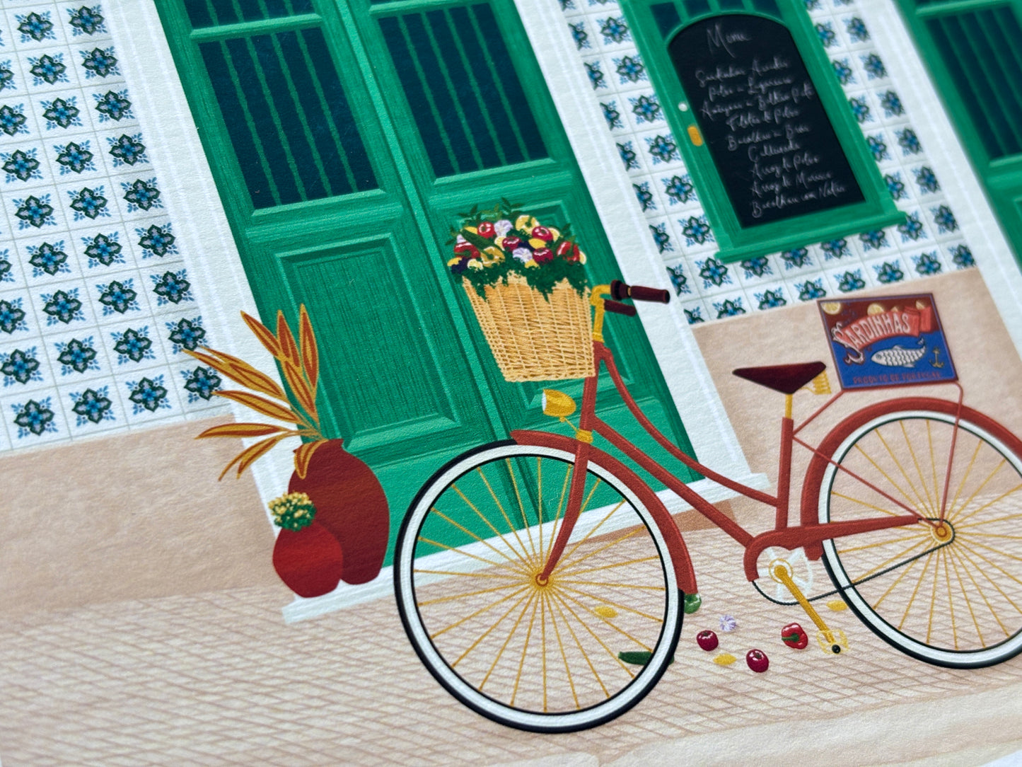 Lisbon Restaurant Art Print