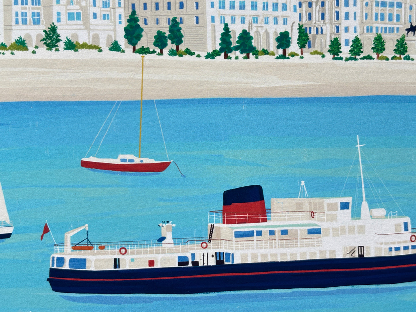 The River Mersey Liverpool Art Print