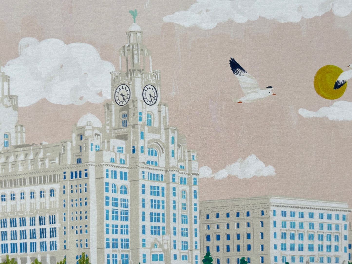 The River Mersey Liverpool Art Print