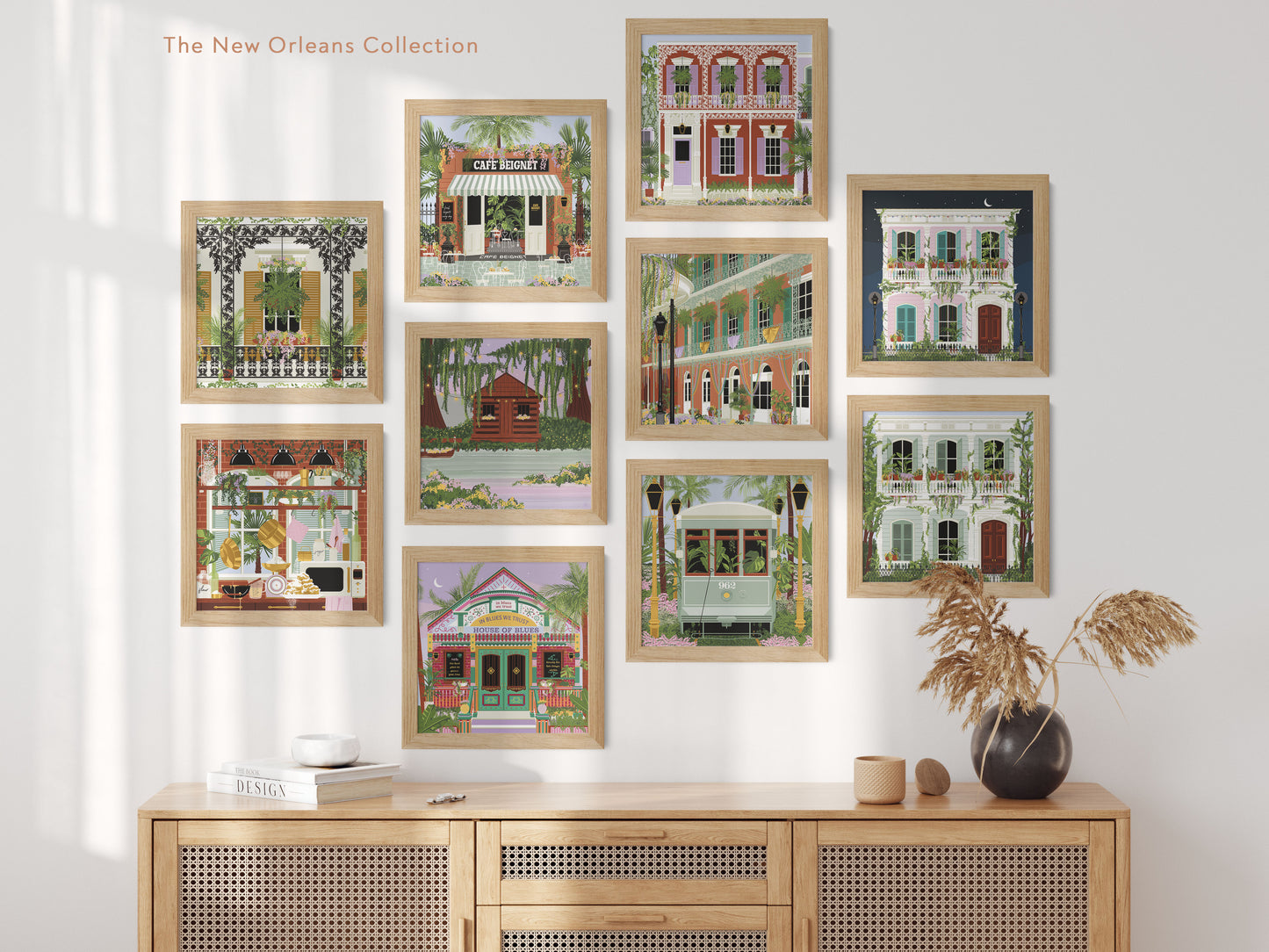 New Orleans Mardi Gras Art Print