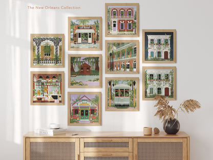 New Orleans Mardi Gras Art Print