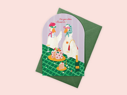 One Year Classier Greeting Card