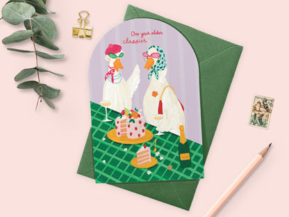 One Year Classier Greeting Card