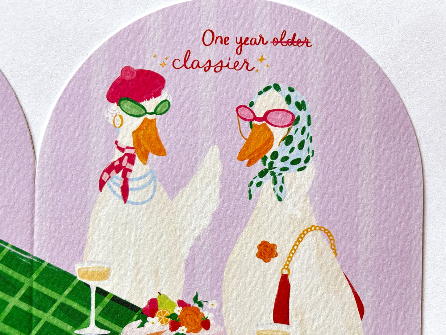 One Year Classier Greeting Card