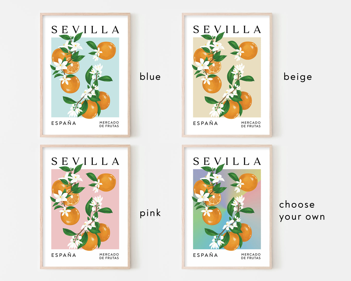 Seville Oranges Art Print