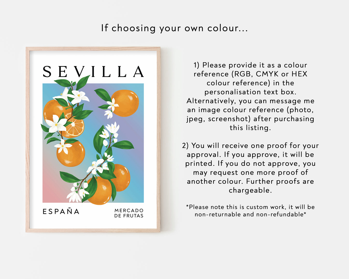 Seville Oranges Art Print