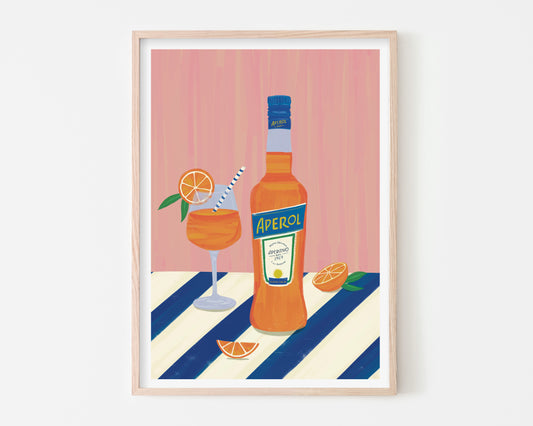 Aperol Spritz Art Print