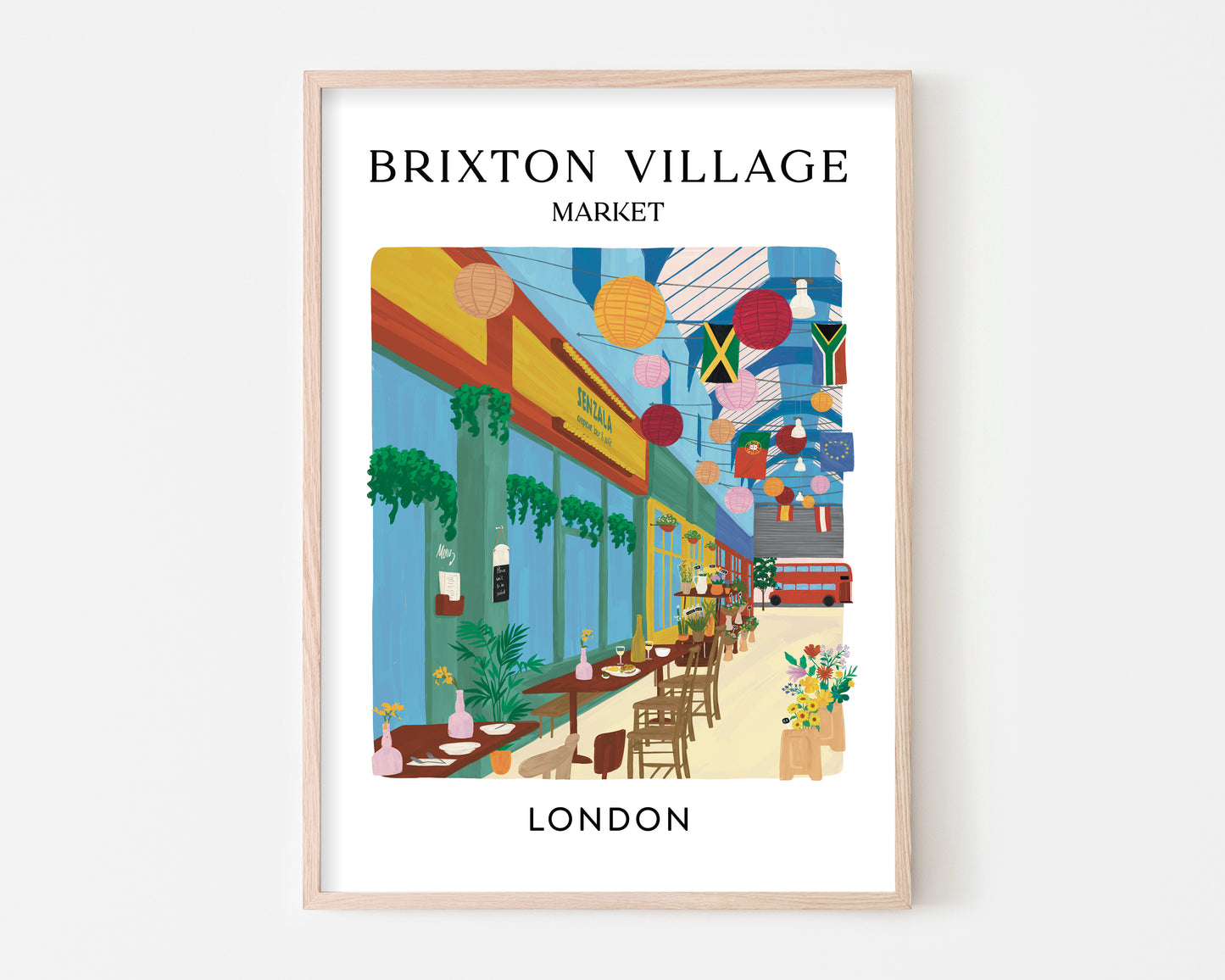 Brixton South London Art Print