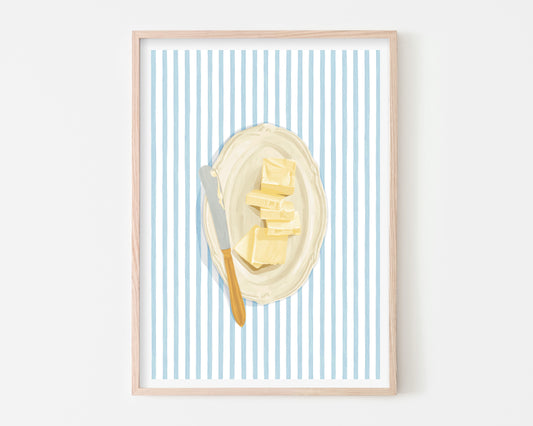 Butter Dish Art Print