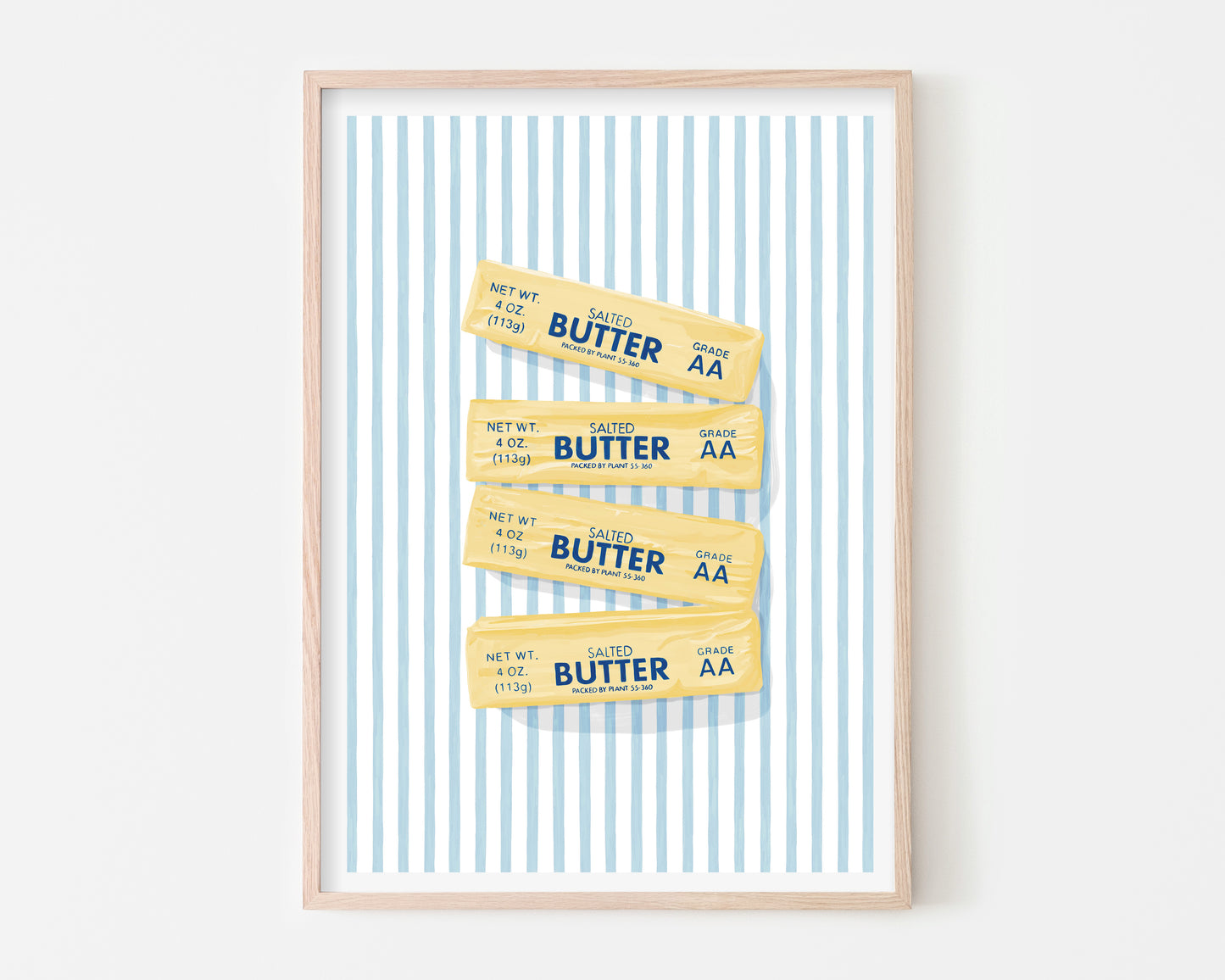 Butter Sticks Art Print