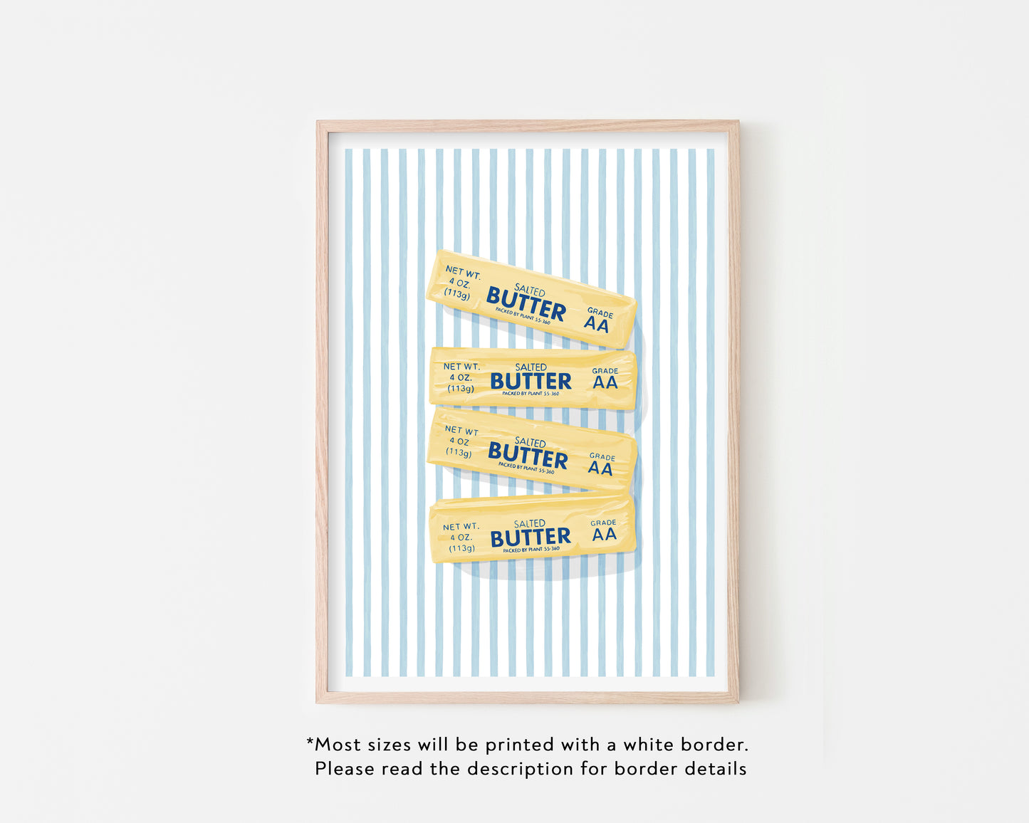 Butter Sticks Art Print
