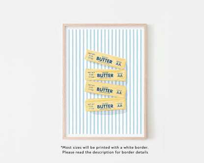 Butter Sticks Art Print