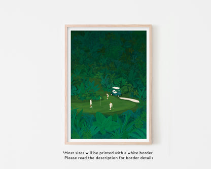 Golf in the Jungle Art Print