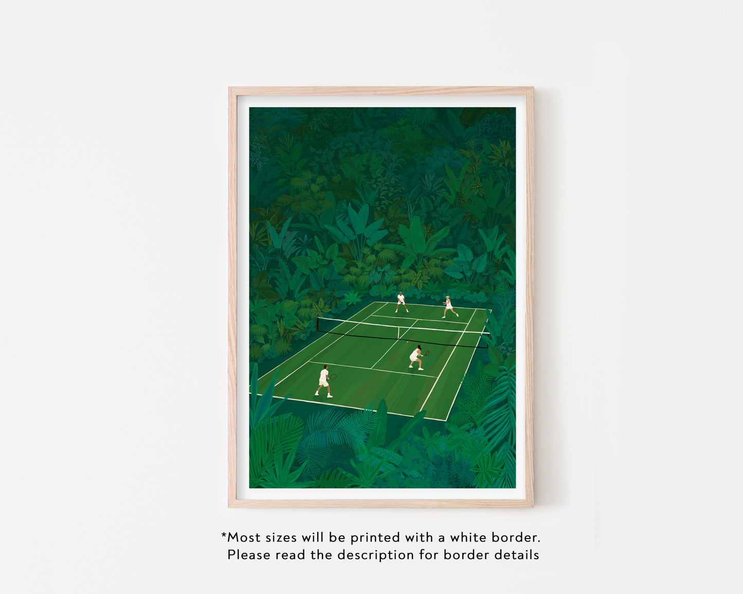 Tennis in the Jungle Art Print