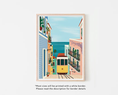 Lisbon Tram Art Print