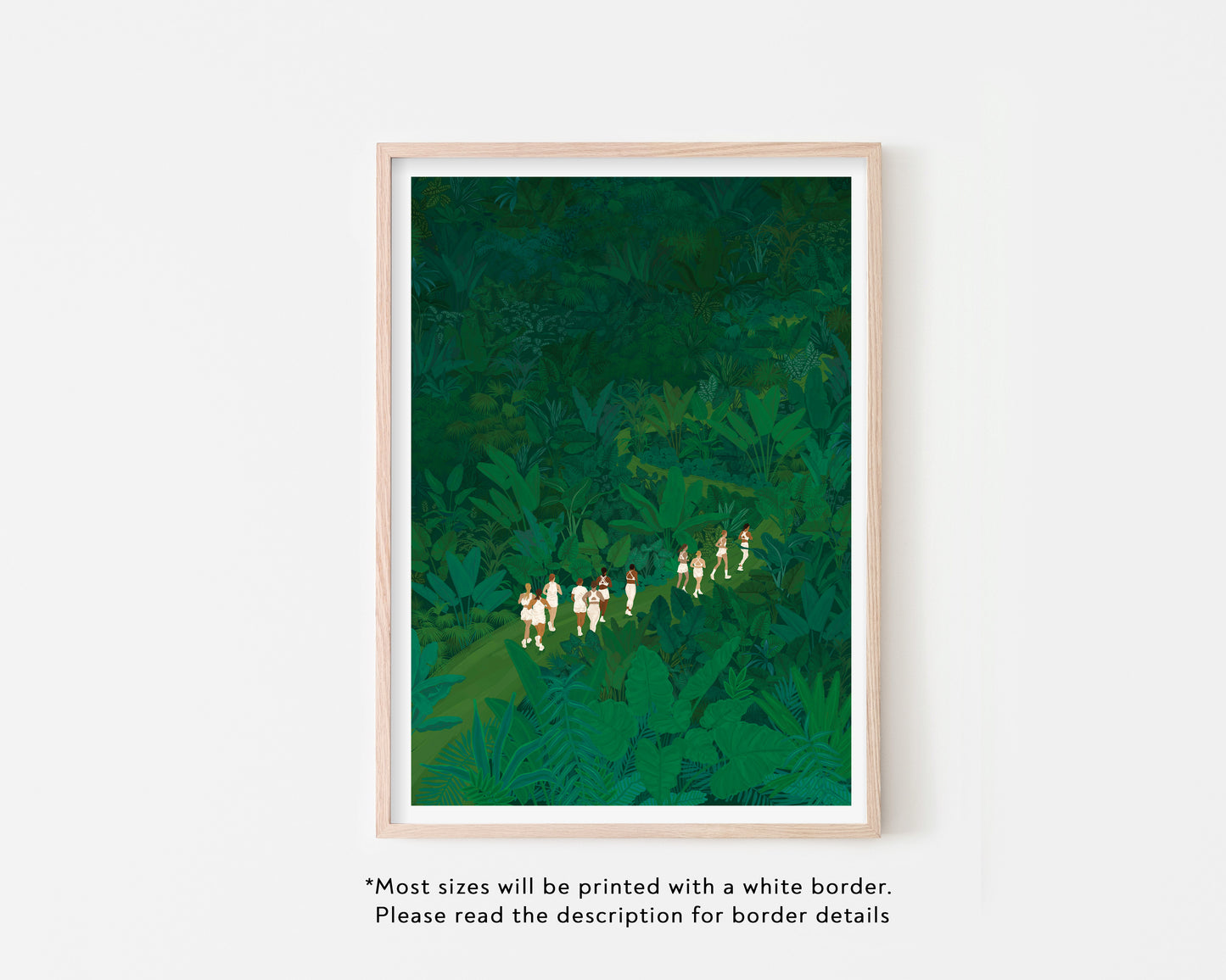Running in the Jungle Art Print
