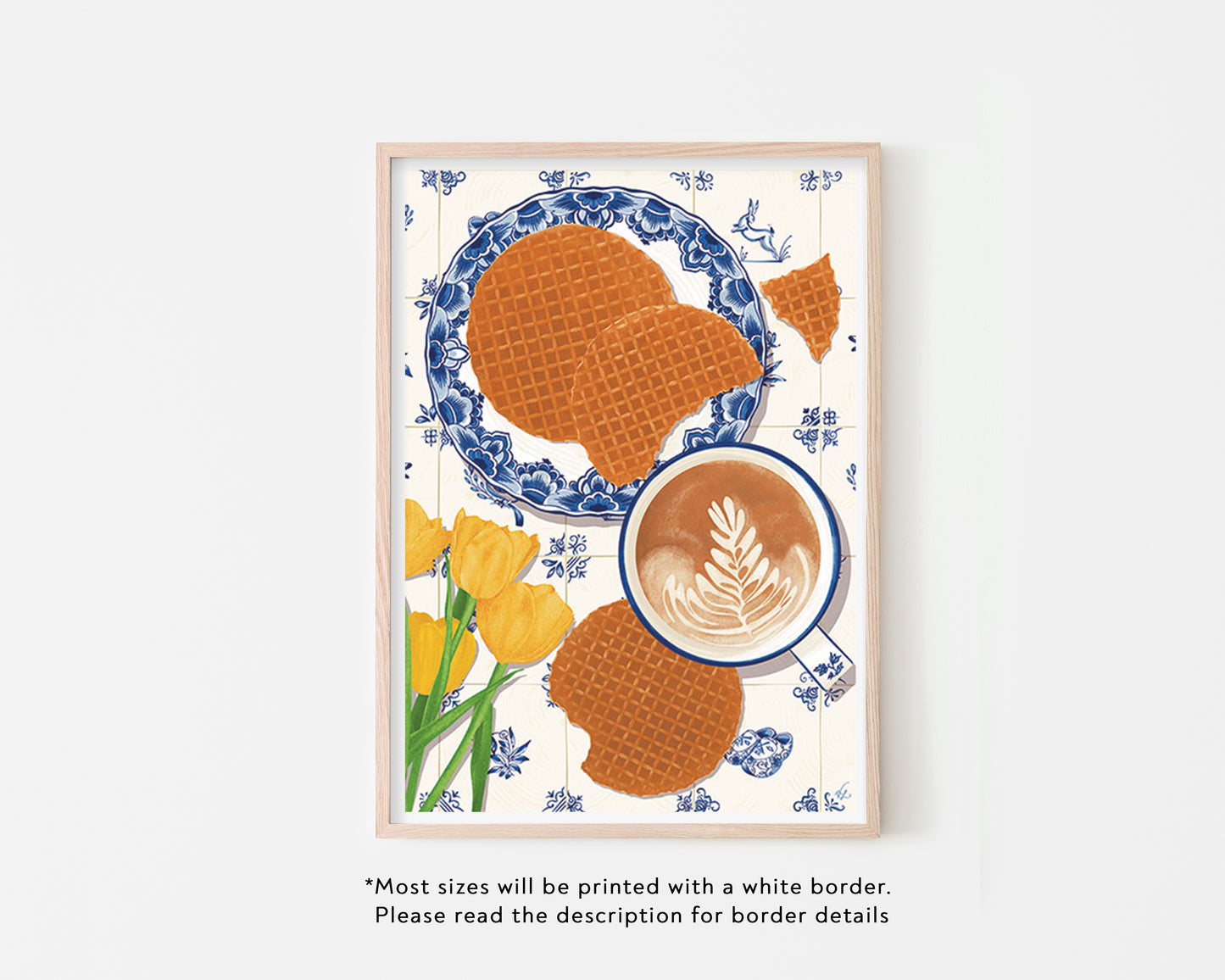 Stroopwafels & Coffee Art Print