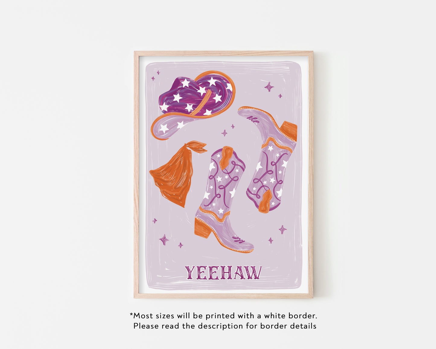 Yeehaw Art Print