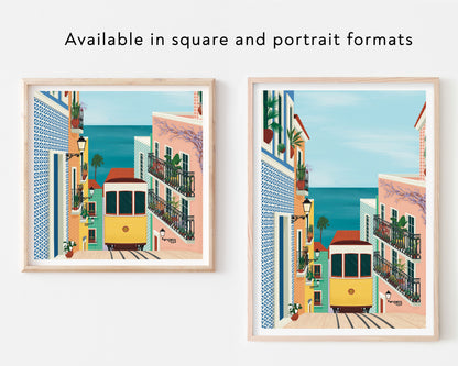 Lisbon Tram Art Print