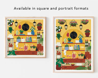 Spanish Kitchen Art Print