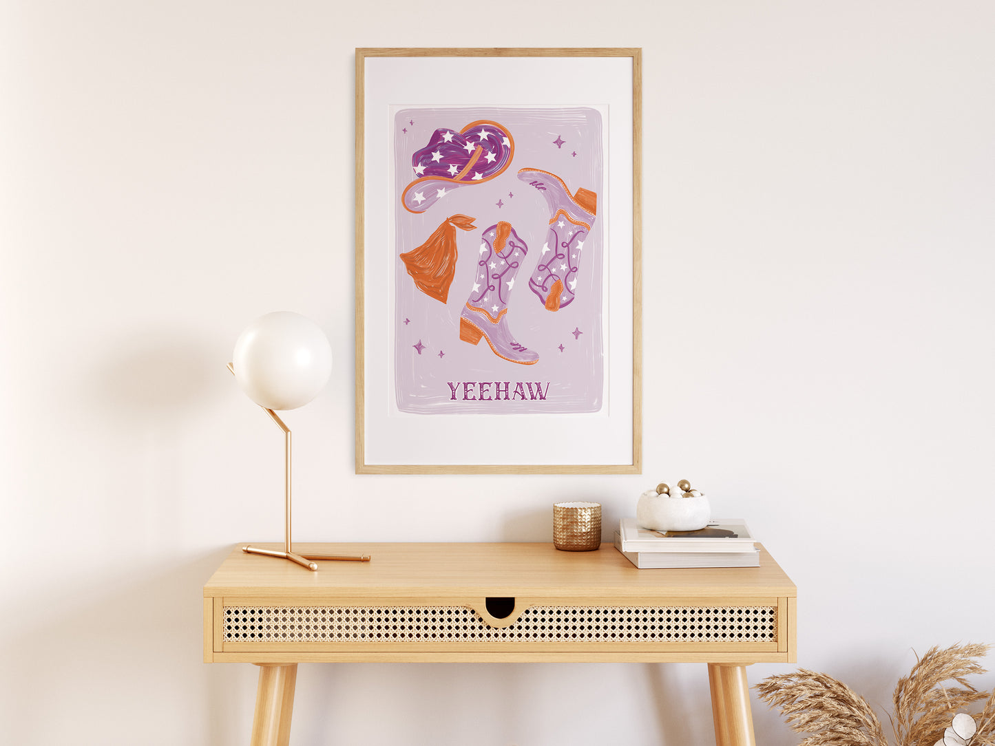Yeehaw Art Print