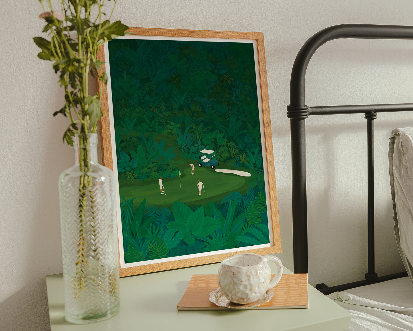 Golf in the Jungle Art Print