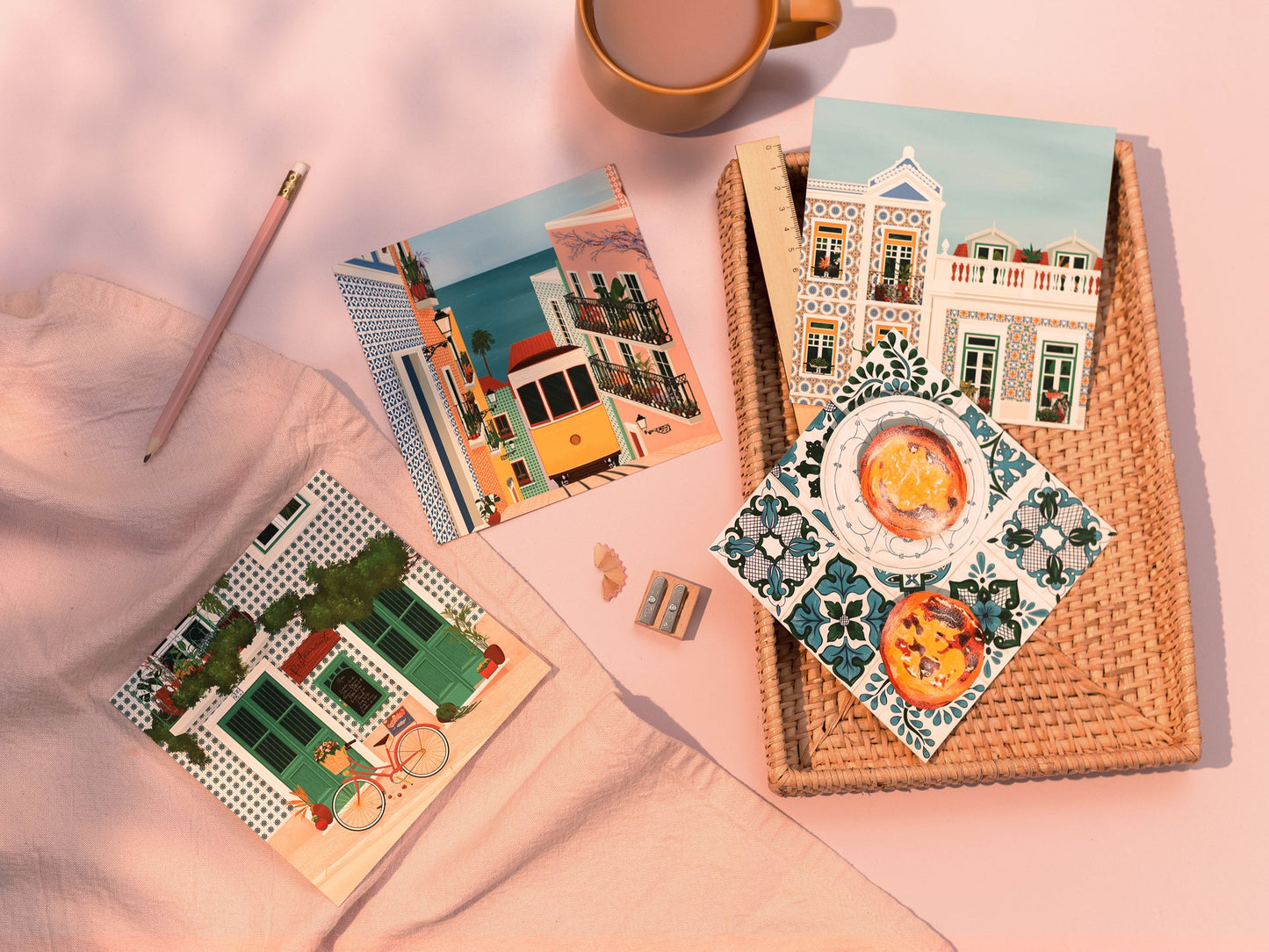 Lisbon Postcards (Square)
