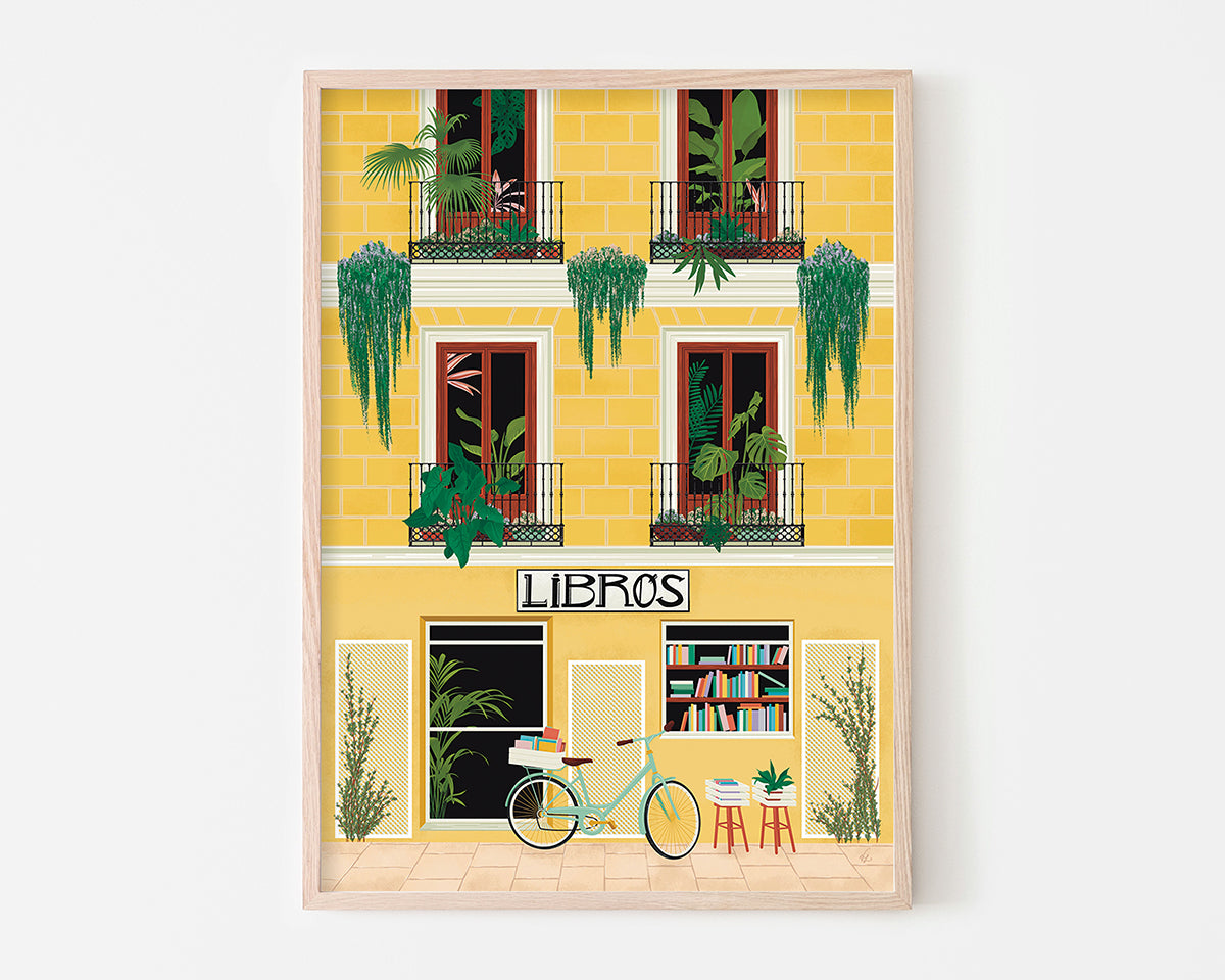 Madrid Libros Bookshop Art Print SUPER SECONDS FESTIVAL