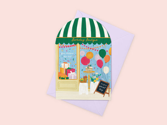 Birthday Shop Greeting Card
